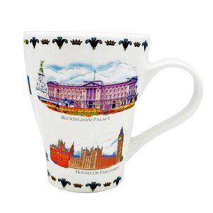 Crest of London Mug Bone China English Landmarks